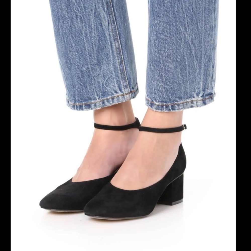 SIGERSON MORRISON‎ Blocked Ankle-Strap Mary Jane Pumps